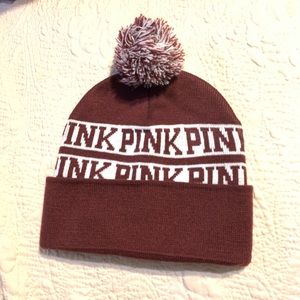 PINK VS Beanie Burgundy